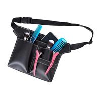 Barber Travel Bag, Grooming Equipment Storage Case, 11.22x7.68 Inch Portable Hairstylist Organizer, Clipper and Shear Bag with Shoulder Strap, Salon Tool Carrier for Combs and Guards
