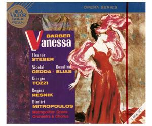 Barber - Vanessa / Dimitri Mitropoulos · Steber · Gedda · Tozzi - CD