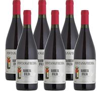 Barbera d'Alba Doc | Fontanafredda | Vino Rosso del Piemonte | 6 Bottiglie 75cl | Idea Regalo