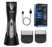 BarberBoss Rasoio elettrico da uomo, senza fili e impermeabile, per uomo, rasoio intimo, regolatore di precisione, kit di toelettatura completo