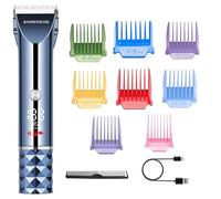 BarberBoss Rasoio per capelli da uomo, senza fili, lama regolabile e kit completo per la toelettatura da uomo, tagliacapelli ricaricabile Turbo Speed, tagliacapelli da uomo
