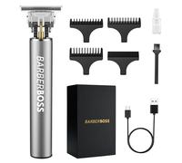 Barberboss Regolabarba da uomo, tagliacapelli senza fili, dettagli per barba QR-2068