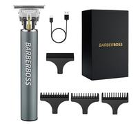 Barberboss Tagliacapelli professionale da uomo, tagliacapelli di precisione, trimmer per barba, capelli, viso e dettagli, kit per la cura degli uomini