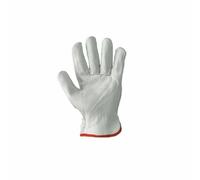 BARBERO Guanti da lavoro 12 PZ in pelle GP 60 fiore bovino bianco taglia 10