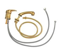 BarberPub miscelatore e doccino per lavatesta da parrucchiere, rubinetto per sedia da parrucchiere con lavabo 8611 8675 8010 8670 8692 8620 8679, WH8005 (oro)