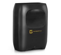 Barberpub S202BK Scopa elettrica per capelli con sensore, automatico, aspiratore per capelli, grande capacità, aspirapolvere e Dustpan automatico per parrucchieri, con bocchetta a mano