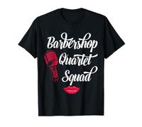 Barbershop Quartet Squad Chorus Donne Musica Canto Maglietta