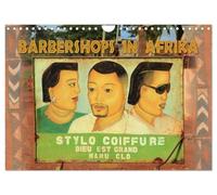 Barbershops in Afrika (Wandkalender 2026 DIN A4 quer), CALVENDO Monatskalender: Entdecken Sie die faszinierende Welt afrikanischer Friseursalons durch ... Geschichten erzählen und Kunden anziehen.