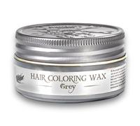BARBERTIME Cera colorante per capelli | Tintura temporanea per capelli | Cosplay Masquerade Nightclub Halloween | Grigio argento 100 ml