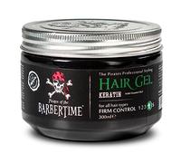 BARBERTIME Hair Styling Gel | Tutti i tipi di capelli | Controllo fermo | Vitamina A - E | Cheratina 300 ml