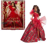 Barbie 2024 Holiday Barbie Dolls, Seasonal Collector Toy, Barbie Signature, Plai