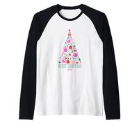 Barbie Albero di Buon Natale Maglia con Maniche Raglan