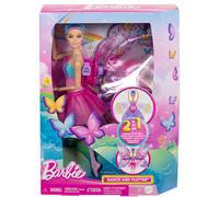 BARBIE ALI SCINTILLANTI BALLERINA E FARFALLA FATA FATINA MATTEL HXJ10
