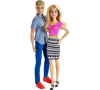 Barbie and Ken Doll 2-pack, Esclusivo Amazon | Con capelli biondi e vestiti colorati vivaci, giocattoli per bambini e regali (Amazpn Exclusive)