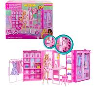 BARBIE ARMADIO DEI SOGNI DELLE BAMBOLE CON 25 ACCESSORI E BAMBOLA INCLUSA MATTEL