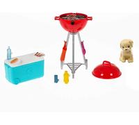 Barbie Arredamenti Barbecue con Cane e Accessori Bambola NON inclusa GRG76 Matte