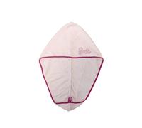Barbie - Asciugamano Capelli in Microfibra Ultra Assorbente - Asciugatura Rapida e Delicata - Rispetta la Fibra Capillare, Protegge la Lucentezza - Avvolgimento Confortevole Rosa Cipria