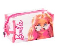 Barbie Astuccio da viaggio trasparente per ragazze e donne, Rosa, Taille unique, Astuccio per il trucco