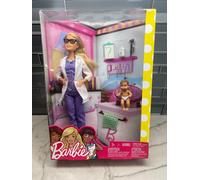 Barbie Baby Dottore Pediatra Bambola E Gioco Set Bottiglia Per Bambini Coperta