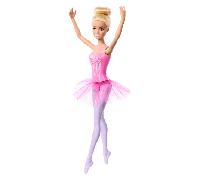 BARBIE BALLERINA BASE, BAMBOLA SNODATA CON TUTù E CHIGNON