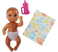 Barbie Bambino Bruna Mattel FHY78 | Babysitter | Famiglia Bambola