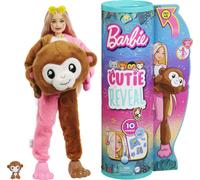 Barbie - Bambola Barbie Cutie Reveal Scimmia, Serie Amici della giungla, con cos