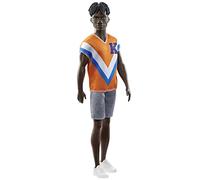 Barbie - Bambola Barbie Fashionista Marsupio, bambola bionda con silhouette curvy e vestito con stampa "Girl Power", Giocattolo per Bambini 3+ Anni, HJT01