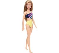 Barbie - Bambola Bionda con Costume da Bagno con Intaglio, Giocattolo per Bambini 3+ Anni, GHW41
