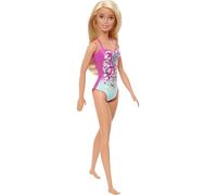 Barbie Bambola Bionda con Costume da Bagno, Giocattolo per Bambini 3+ Anni, GHW37