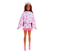 Barbie Bambola Cutie Reveal Dolci Fiocchi – costume coniglietto, cambia colore, 10 sorprese JJP65