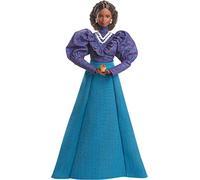 Barbie Inspiring Women Doll, Madam C.J. Walker Collectible with Puff Sleeve Blou