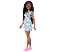 Barbie - Bambola Fashionistas n. 229, sindrome di Down e abito con stampa cuore, creata in collaborazione con la National Down Syndrome Society, giocattolo per bambini, 3+ anni, HYK14