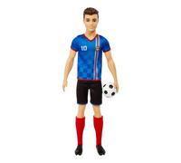 Calciatore Ken in maglia blu
