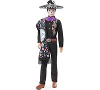 Barbie Bambola Ken Dia de Muertos con Vestiti e Dettagli Realistici, da Collezione, Giocattolo per Bambini 6+ Anni, GXL26