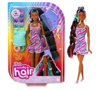 Barbie Bambola Nata Con Capelli Totalmente