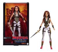 Barbie Signature Masters of the Universe - Teela, bambola da collezione del personaggio dal film MOTU 2026, con tuta, spada, piedistallo e confezione da esposizione, 6+ anni, JKG65