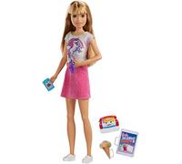 Barbie Bambola Skipper Bionda Babysitter con Cellulare, Biberon e Accessori, Giocattolo per Bambini 3 + Anni, FXG91