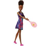 Barbie Bambola Tennista per Sognare in Grande, Giocattolo per Bambini 3+ Anni, FJB11