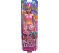 Barbie - Bambola Unicorno, Con Capelli Fanstasia E Cerchietto 3+