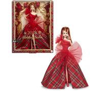 Barbie 2024 Vacanza Segno Distintivo Rosso Capelli Con Plaid Abito Toy Nuovo Box