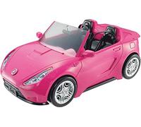 Barbie - Barbie Cabrio Glamour, Macchina Sportiva Rosa per Bambole, Due Posti, Dettagli Realistici e Ruote che Girano, Giocattolo per Bambini 3+ anni, DVX59