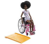 Barbie - Barbie Fashionistas bambola Barbie con sedia a rotelle e rampa, giocatt
