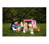 BARBIE Barbie Mysteries: La grande caccia al cavallo - Playset definitivo con la scuderia - Barbie - HXJ44