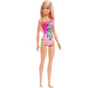 Barbie - Beach Doll - Pink Bathing Suit (HDC50)
