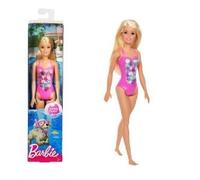 BARBIE BEACH DOLL PINK IN COSTUME DA BAGNO