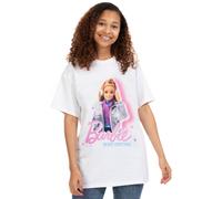 Barbie Bianco Barbie Doll Christmas Graphic T-shirt a maniche corte Donne