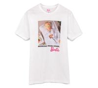 Barbie Maglietta da Donna Donne da Donna Che lavorano da casa novità Bianca Top