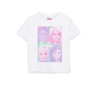 Barbie Bianco Colour Block Portrait T-shirt a maniche corte Ragazze