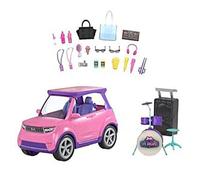 Barbie Big City, Big Dreams Transforming Vehicle Playset, Pink 2-Seater SUV Reve