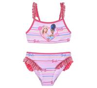 Barbie Bikini per Ragazze, Costume da Bagno a Due Pezzi Design di Bambola, Costume da Bagno per Bambina, Taglia 3 Anni | Rosa